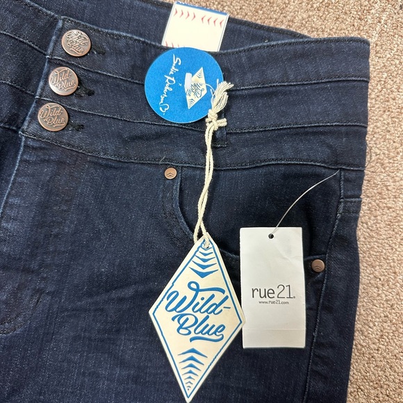 Rue21 Wild Blue Skinny Jeans - Picture 2 of 3